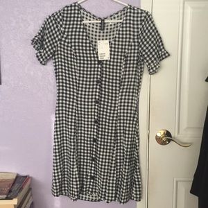 H&M Gingham Mini Dress